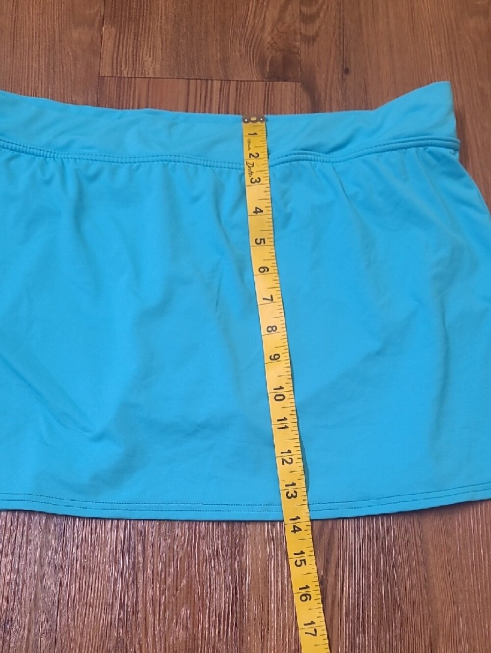 Lands' End‎ Bright Turquoise Mini Skirt - Picture 4 of 8